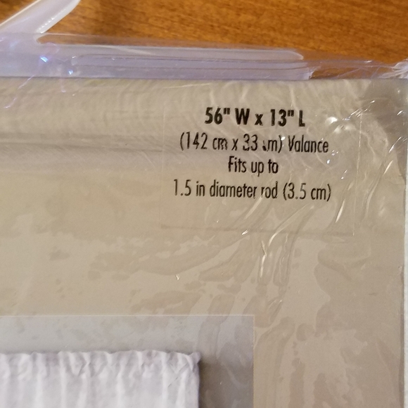 NWT SKL Home Window Curtain Valance - Picture 7 of 10